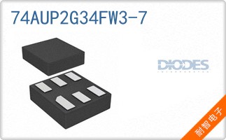 74AUP2G34FW3-7